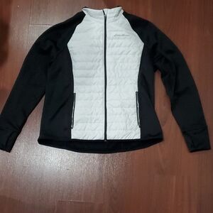 Eddie Bauer Black and White Ski Jacket